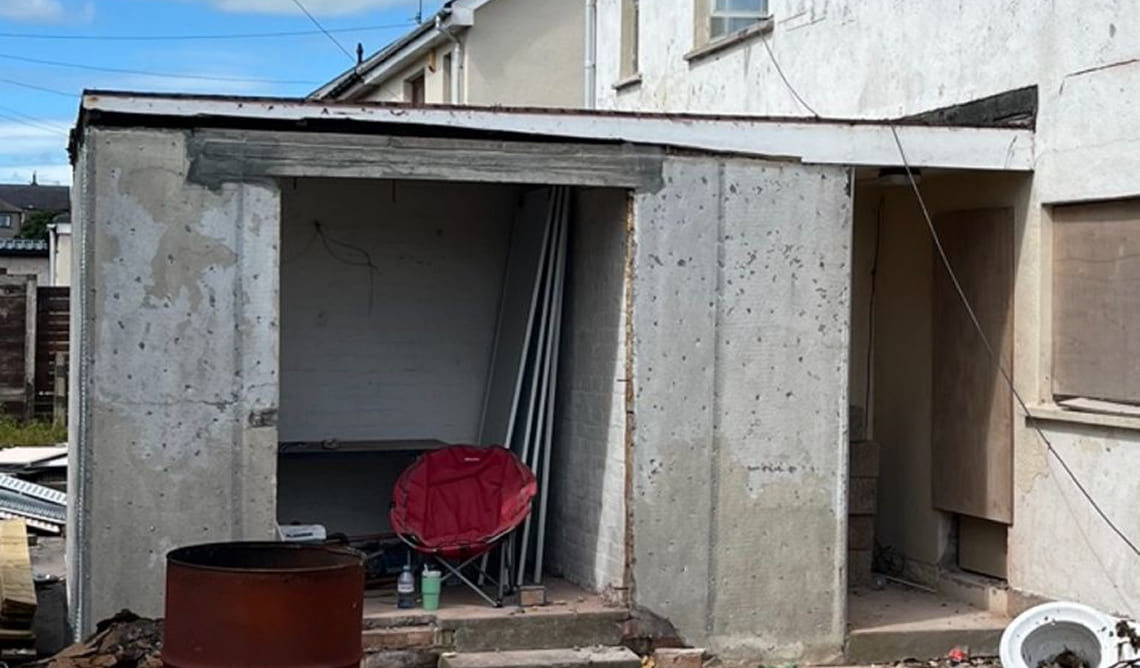 Home Extension before img