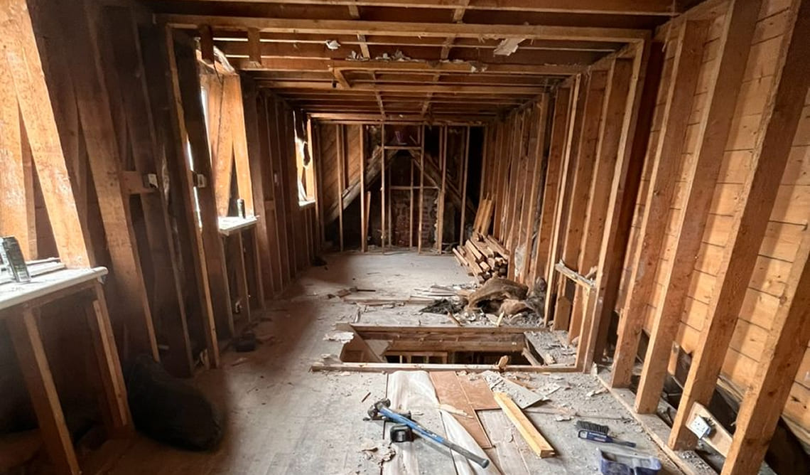 Home Insulation Upgrade before img