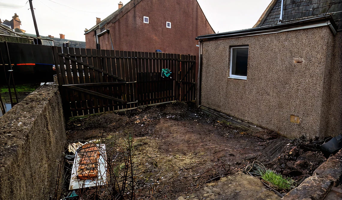 Outdoor Space Transformation before img